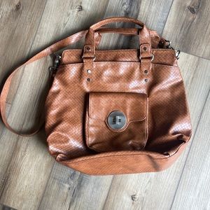 Worthington Cognac Tote Bag